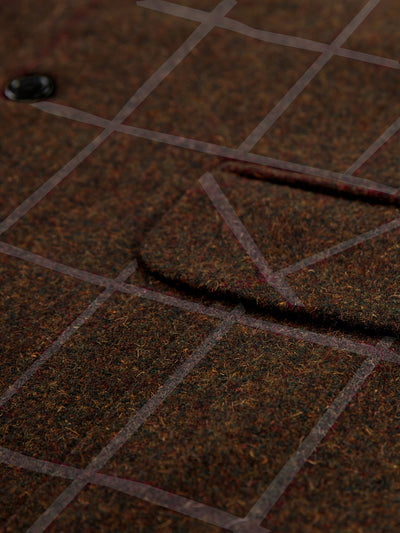 Liberato® | Check Patterns Wool Waistcoat
