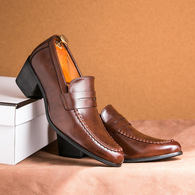 Leandro® | Leather Penny Loafers