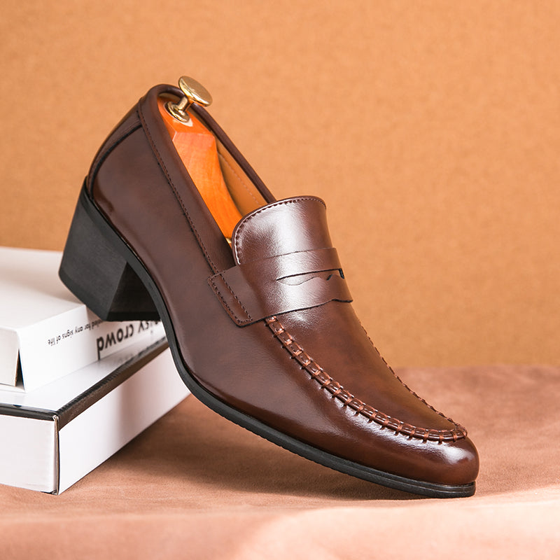 Leandro® | Leather Penny Loafers