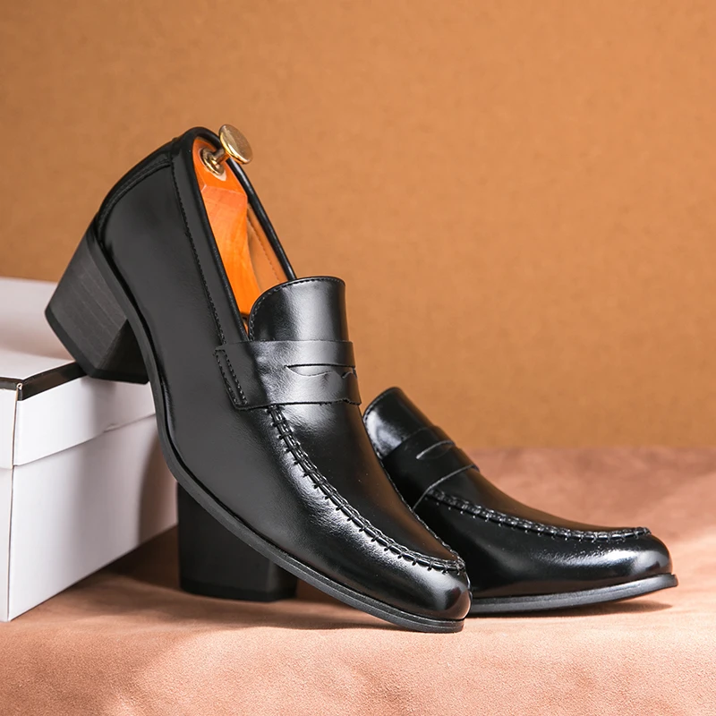 Leandro® | Leather Penny Loafers