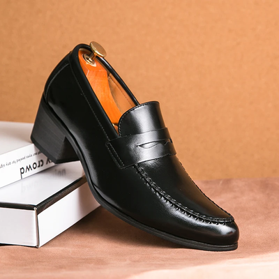 Leandro® | Leather Penny Loafers