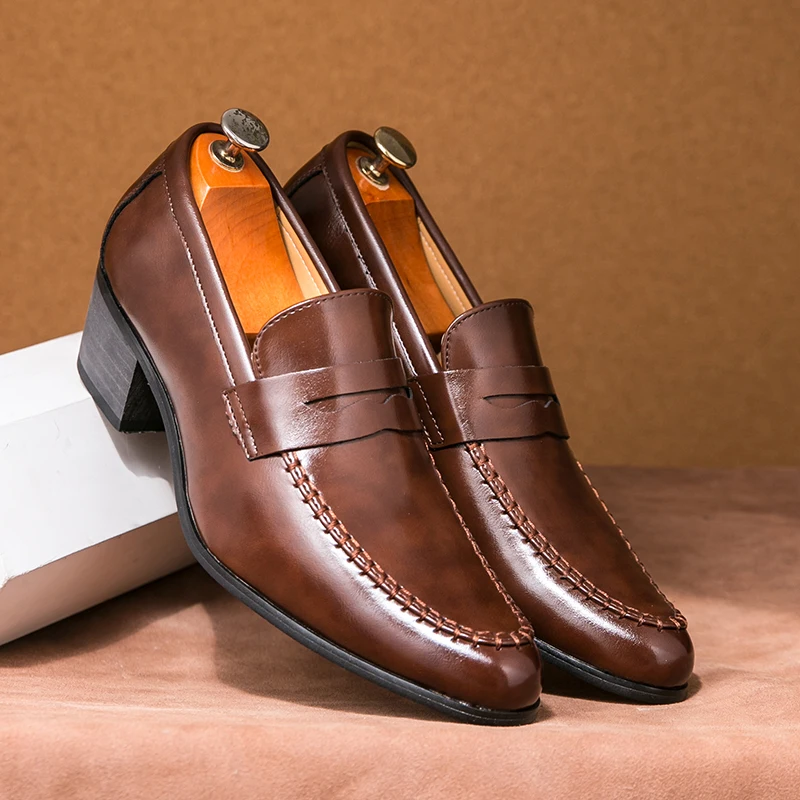 Leandro® | Leather Penny Loafers