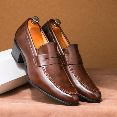 Leandro® | Leather Penny Loafers