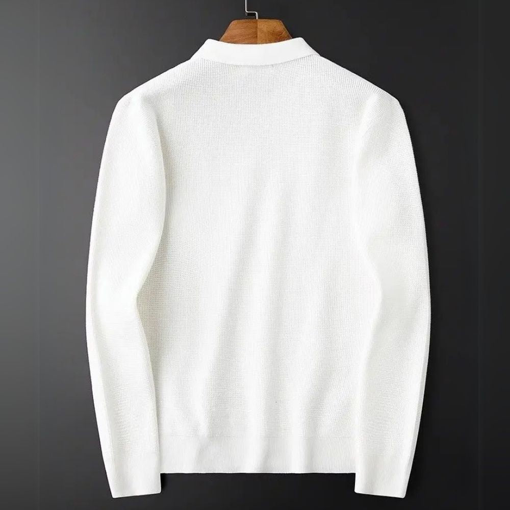 Marcial® | Waffle Half-Zip Polo