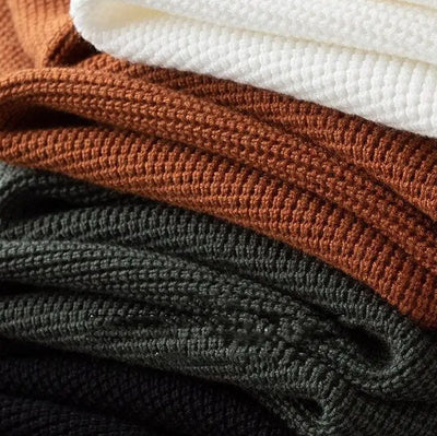 Marcial® | Waffle Half-Zip Polo