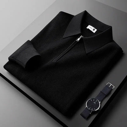 Marcial® | Waffle Half-Zip Polo