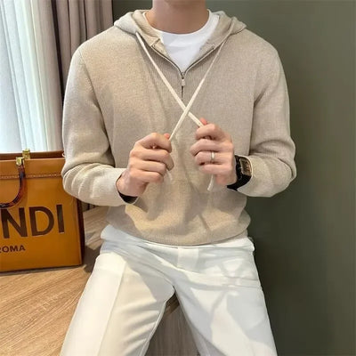 Jairo® | Knitted Zip-Up Hoodie