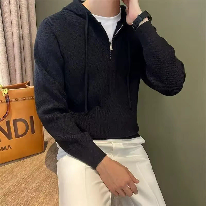 Jairo® | Knitted Zip-Up Hoodie