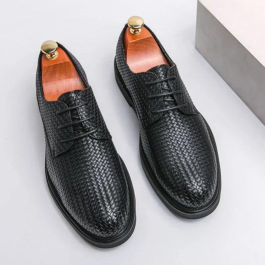 Josué® | Textured Leather Shoes
