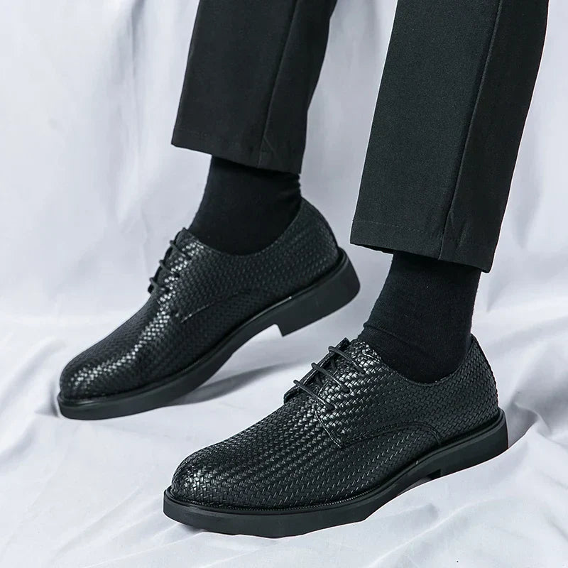 Josué® | Textured Leather Shoes