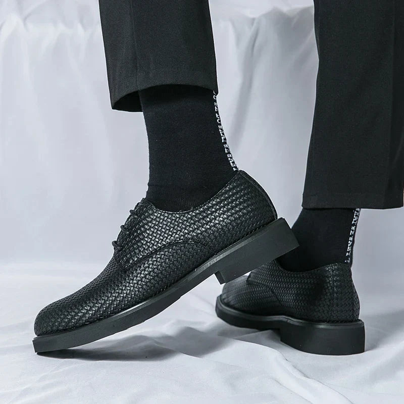 Josué® | Textured Leather Shoes