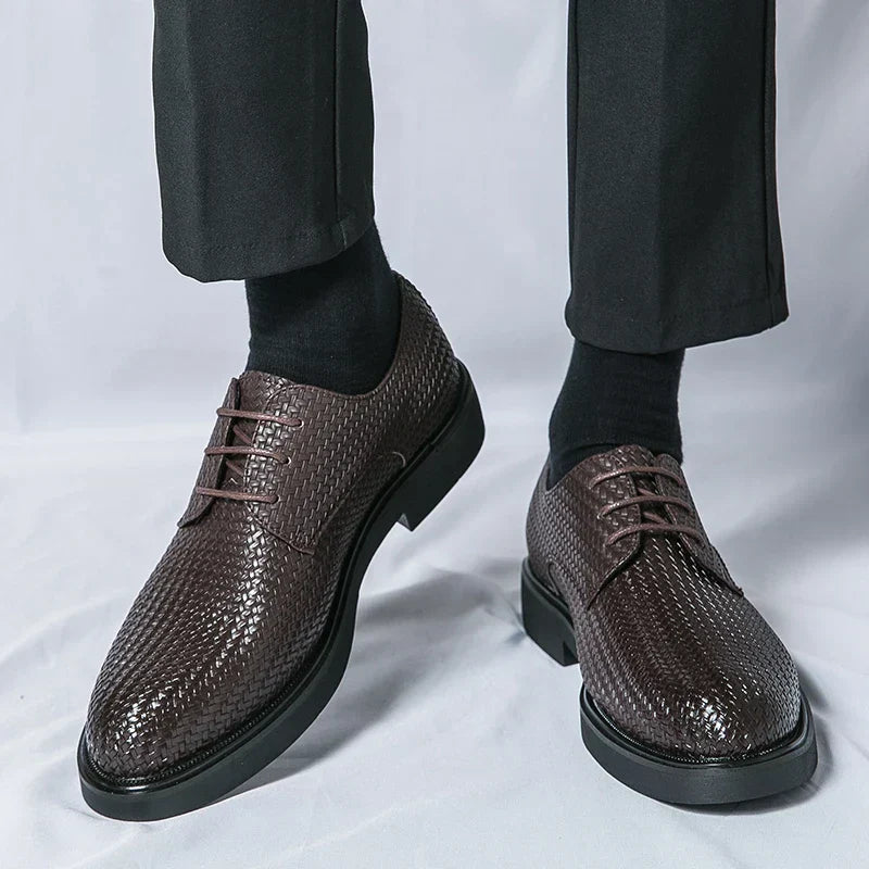 Josué® | Textured Leather Shoes