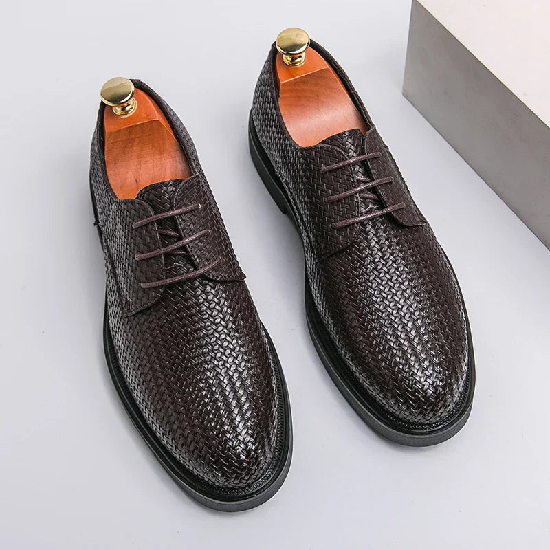 Josué® | Textured Leather Shoes