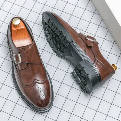 Jewel® | Buckle Leather Shoes