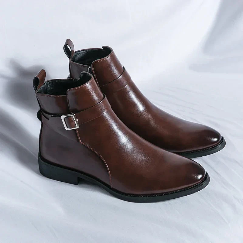 Judas® | Leather Buckle Boots