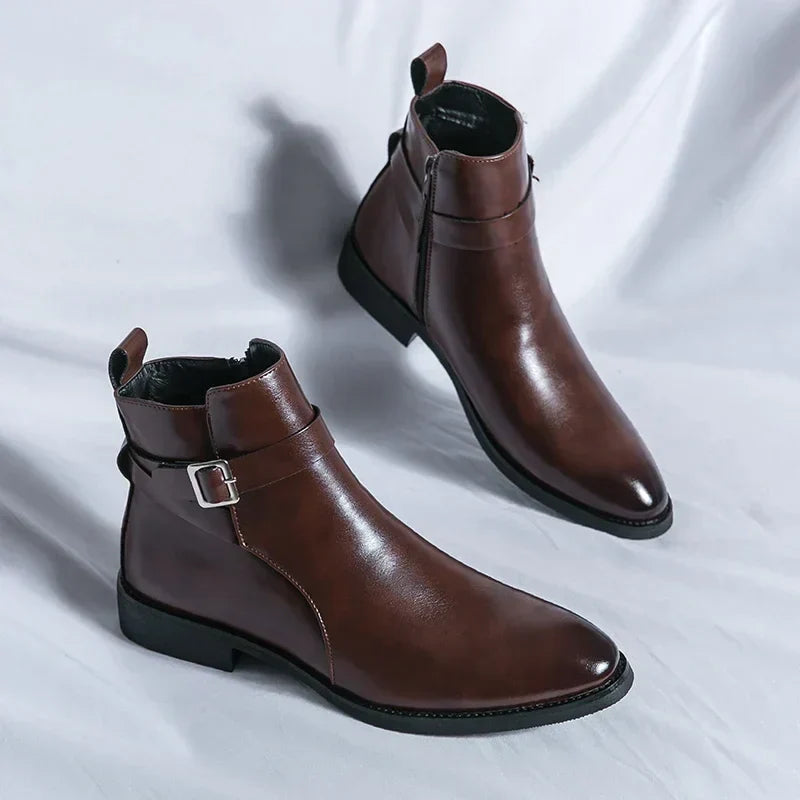 Judas® | Leather Buckle Boots