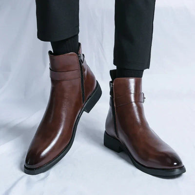 Judas® | Leather Buckle Boots