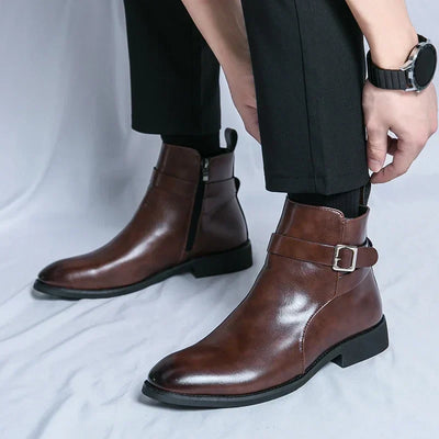 Judas® | Leather Buckle Boots