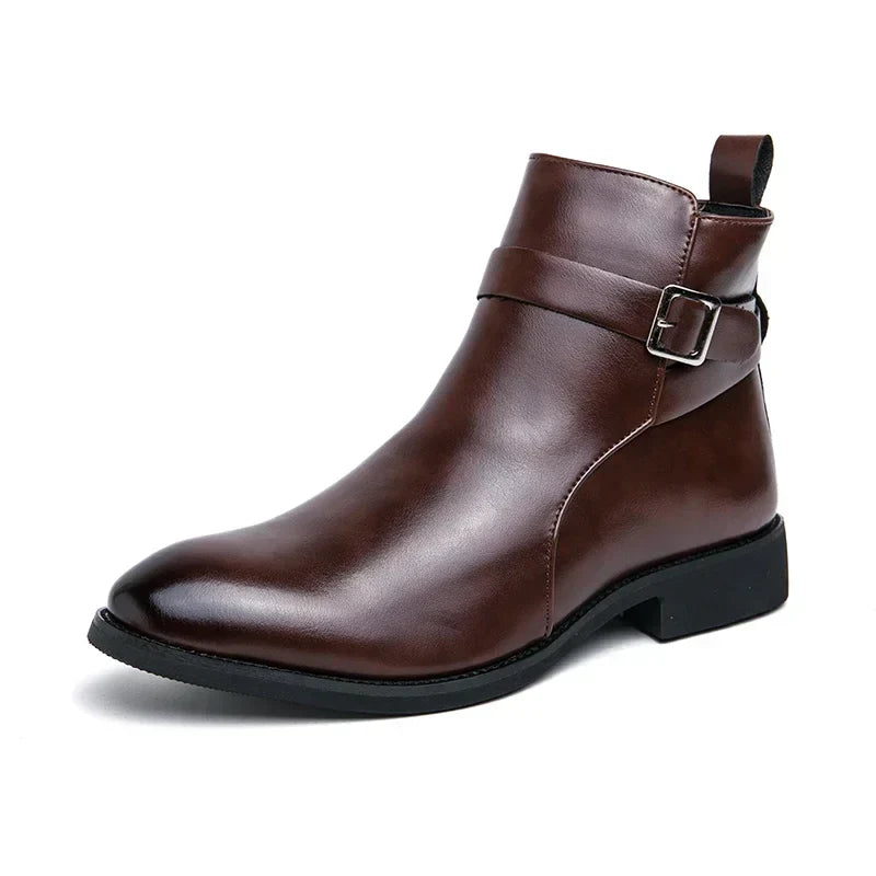 Judas® | Leather Buckle Boots