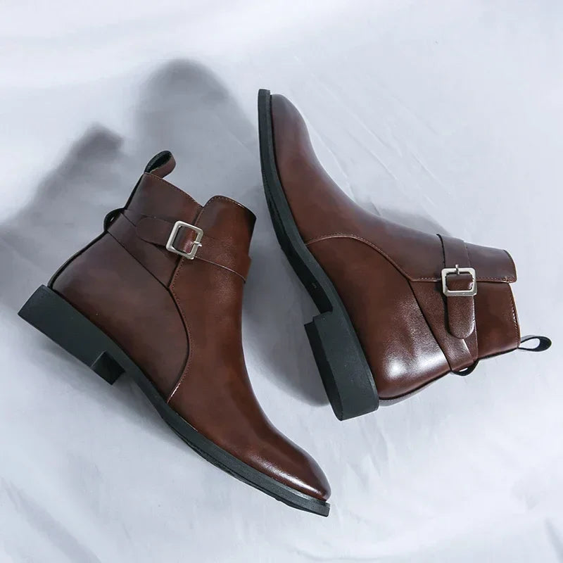 Judas® | Leather Buckle Boots