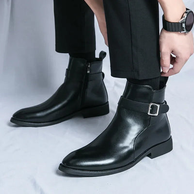 Judas® | Leather Buckle Boots