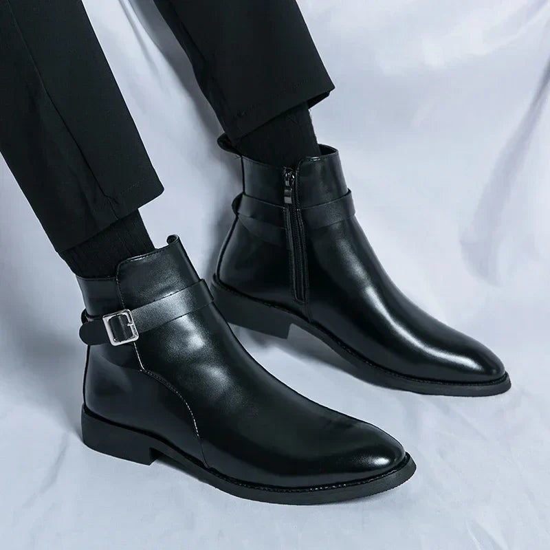 Judas® | Leather Buckle Boots
