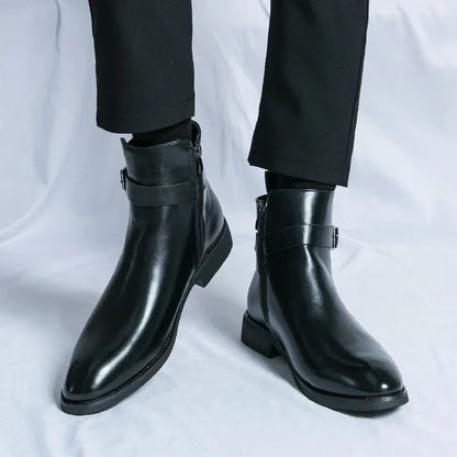 Judas® | Leather Buckle Boots