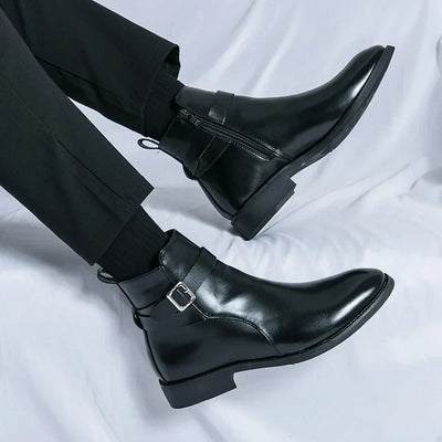 Judas® | Leather Buckle Boots