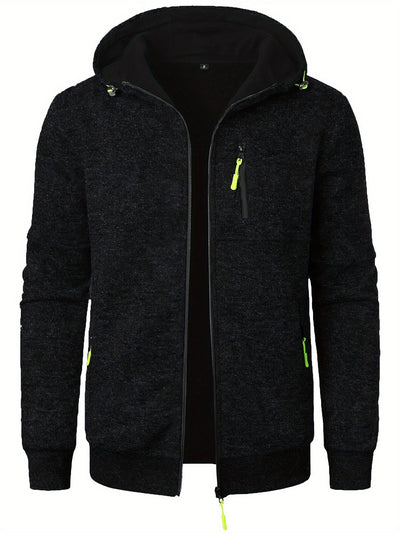 Oroncio® | Soft Knit Zip Hoodie