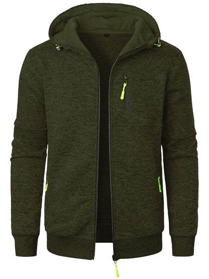 Oroncio® | Soft Knit Zip Hoodie