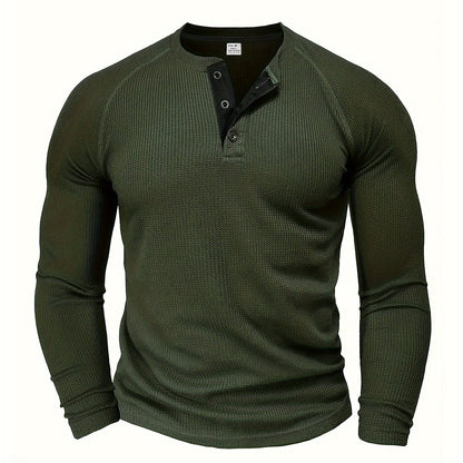 Magnus® | Waffle Henley Shirt