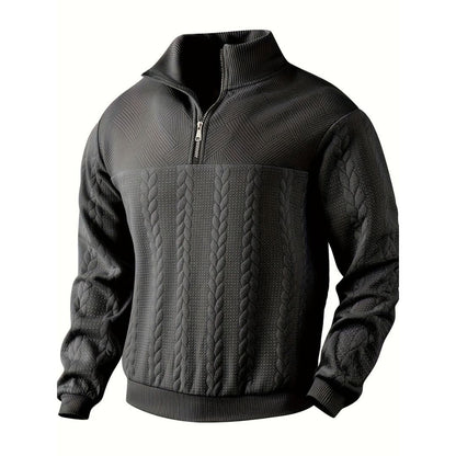 Marcelo® | The Quarter Zip Vintage Sweater