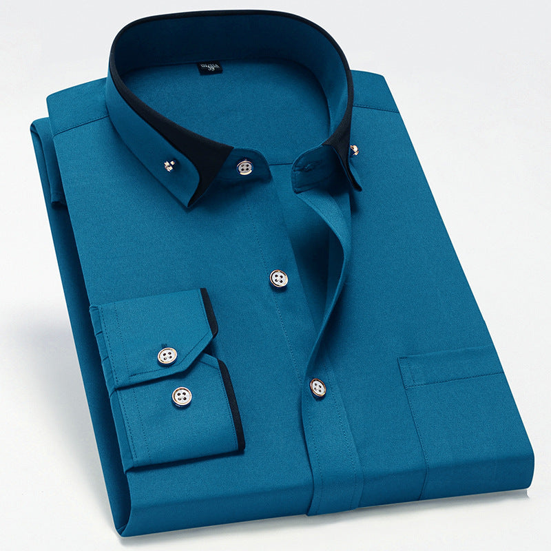 Melchor® | The Refined Contrast Collar Shirt