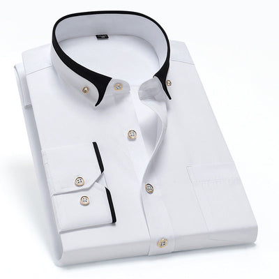 Melchor® | The Refined Contrast Collar Shirt