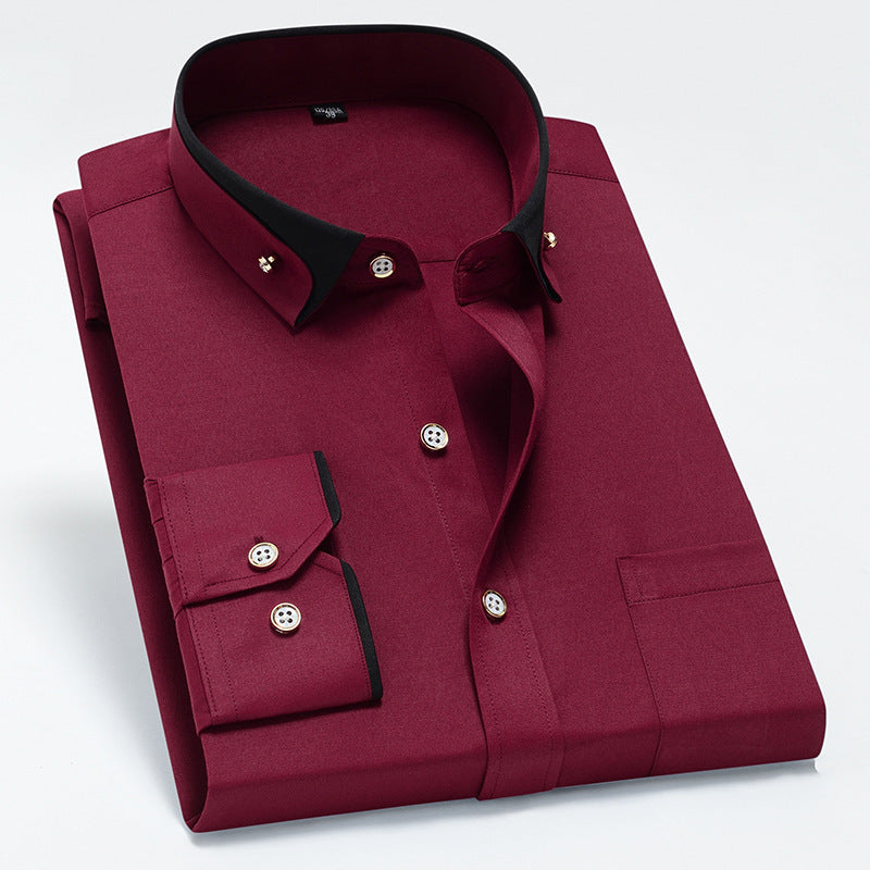Melchor® | The Refined Contrast Collar Shirt