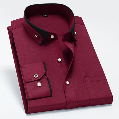 Melchor® | The Refined Contrast Collar Shirt