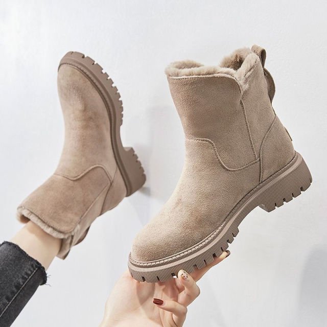 Theo | Warm leather boots with lining