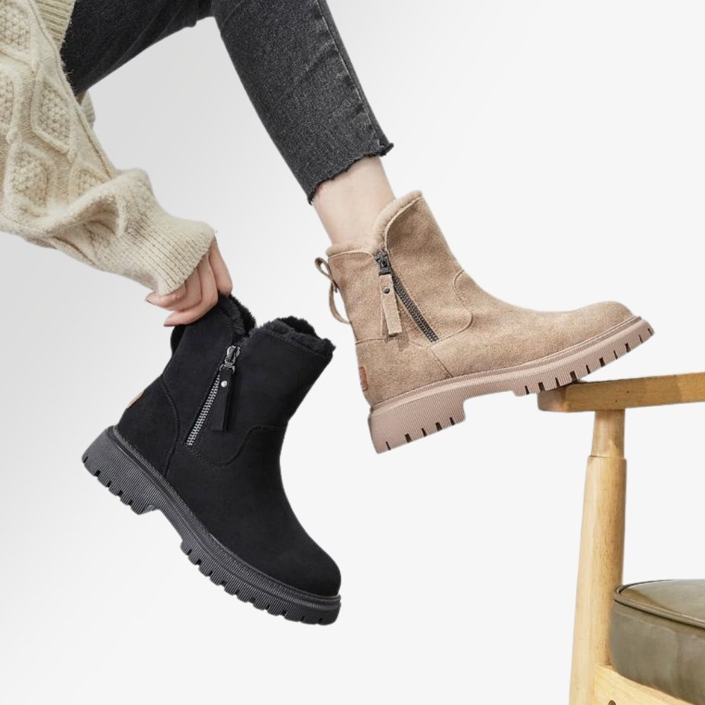Theo | Warm leather boots with lining
