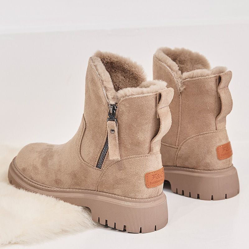 Theo | Warm leather boots with lining