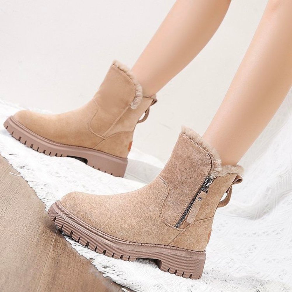 Theo | Warm leather boots with lining