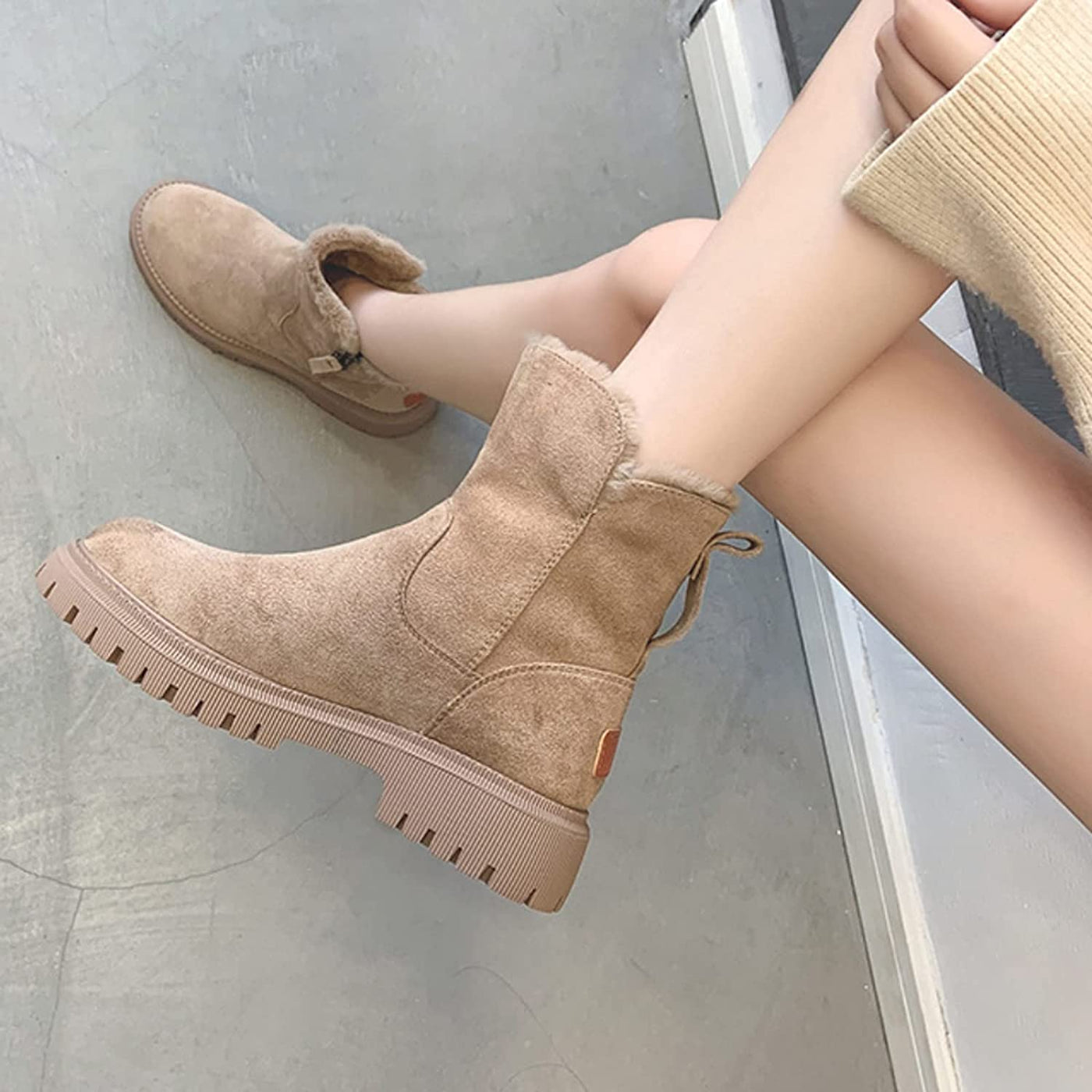 Theo | Warm leather boots with lining