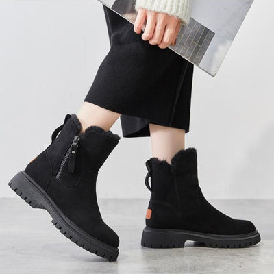 Theo | Warm leather boots with lining