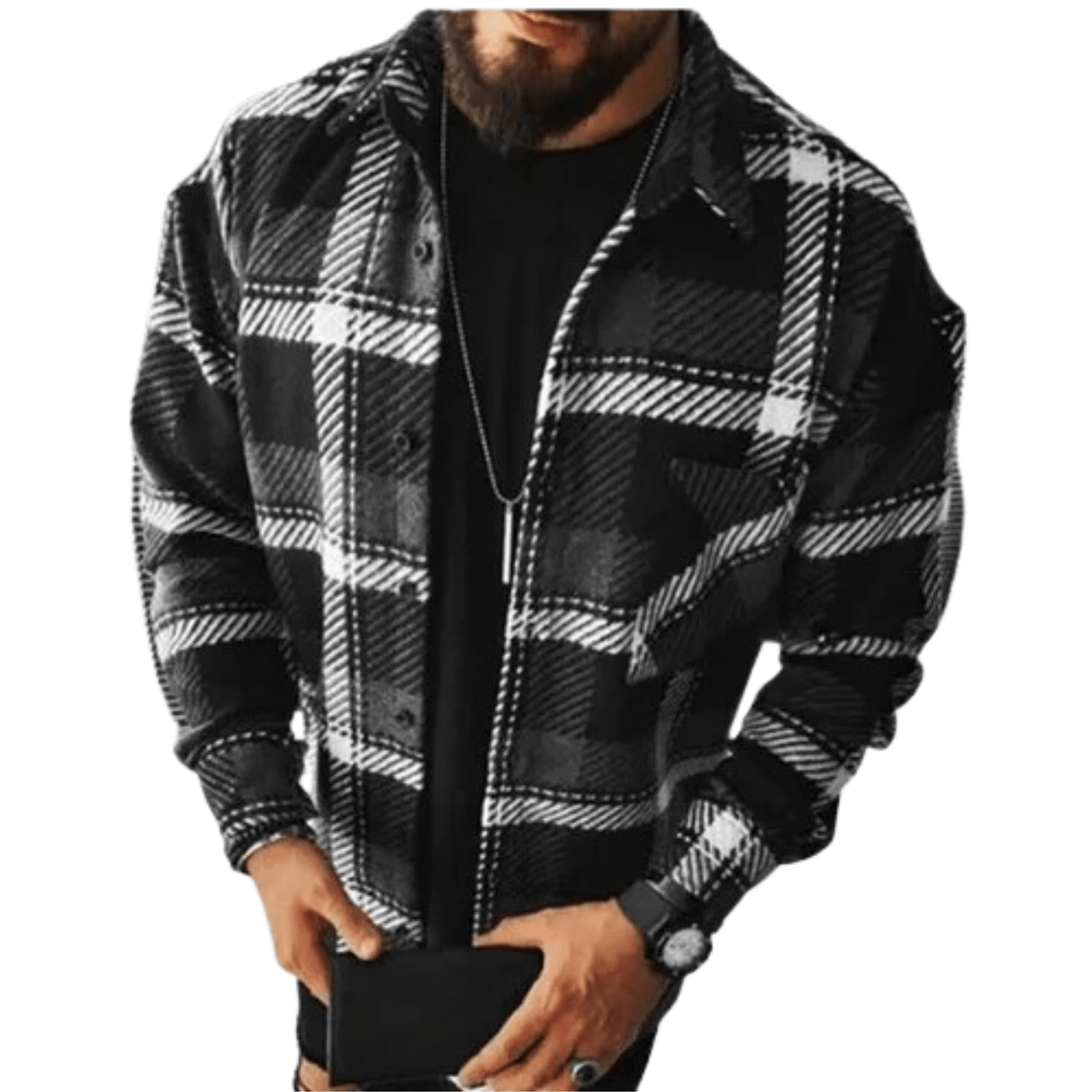 Genaro | Checked flannel shirt with warm comfort