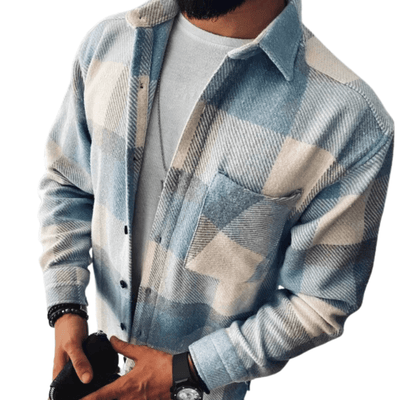 Genaro | Checked flannel shirt with warm comfort