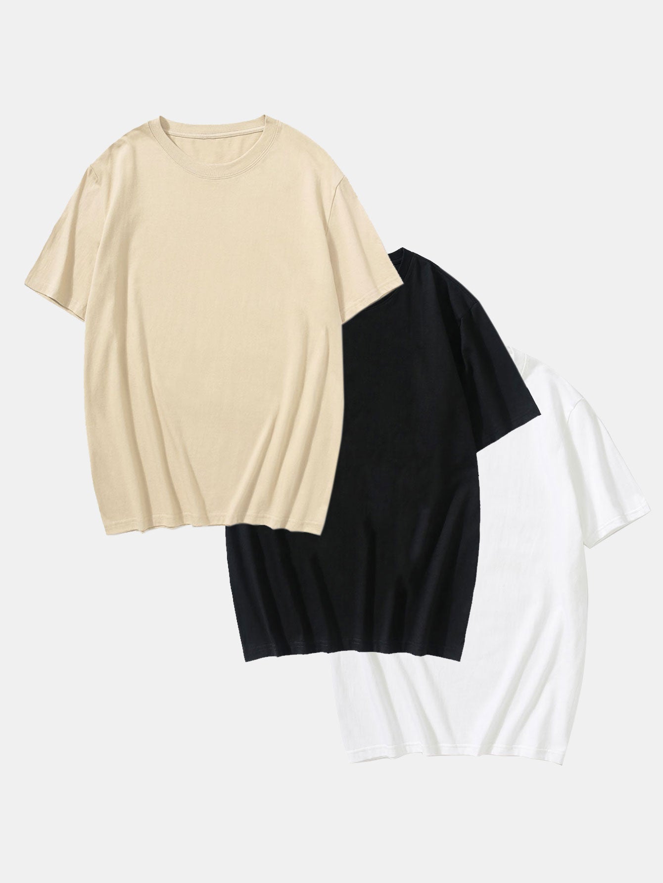 Adalton® | 3 Pieces Basic Cotton T-Shirt