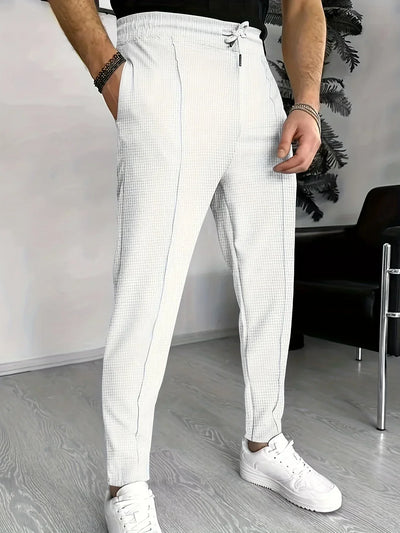 Zackary® | Stylish Checkered Slim-Fit Trousers