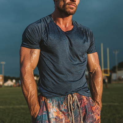 Ivan | Men'S Sports Round Neck Short Sleeve T-Shirt