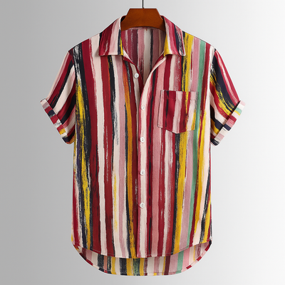 Zenón® | Abstract Artisan Print Shirt