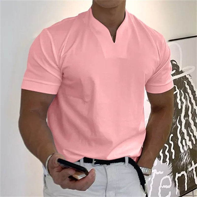Kyler® | Men'S Business Fitness Short Sleeve Shirt