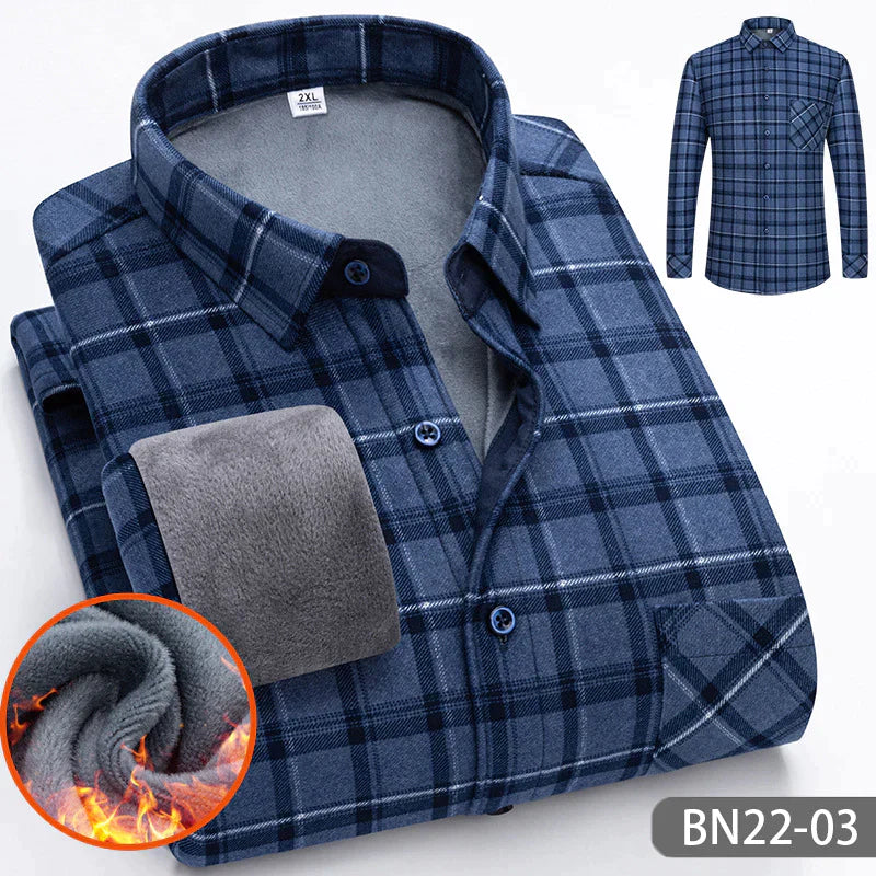 Rubén® | Casual, Thick, Warm Men'S Shirt For Autumn